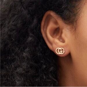 18 k white gold Gucci earrings